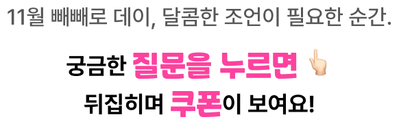 빼빼로데이 이벤트