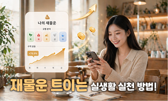 재물운 트이는 실생활 실천 방법