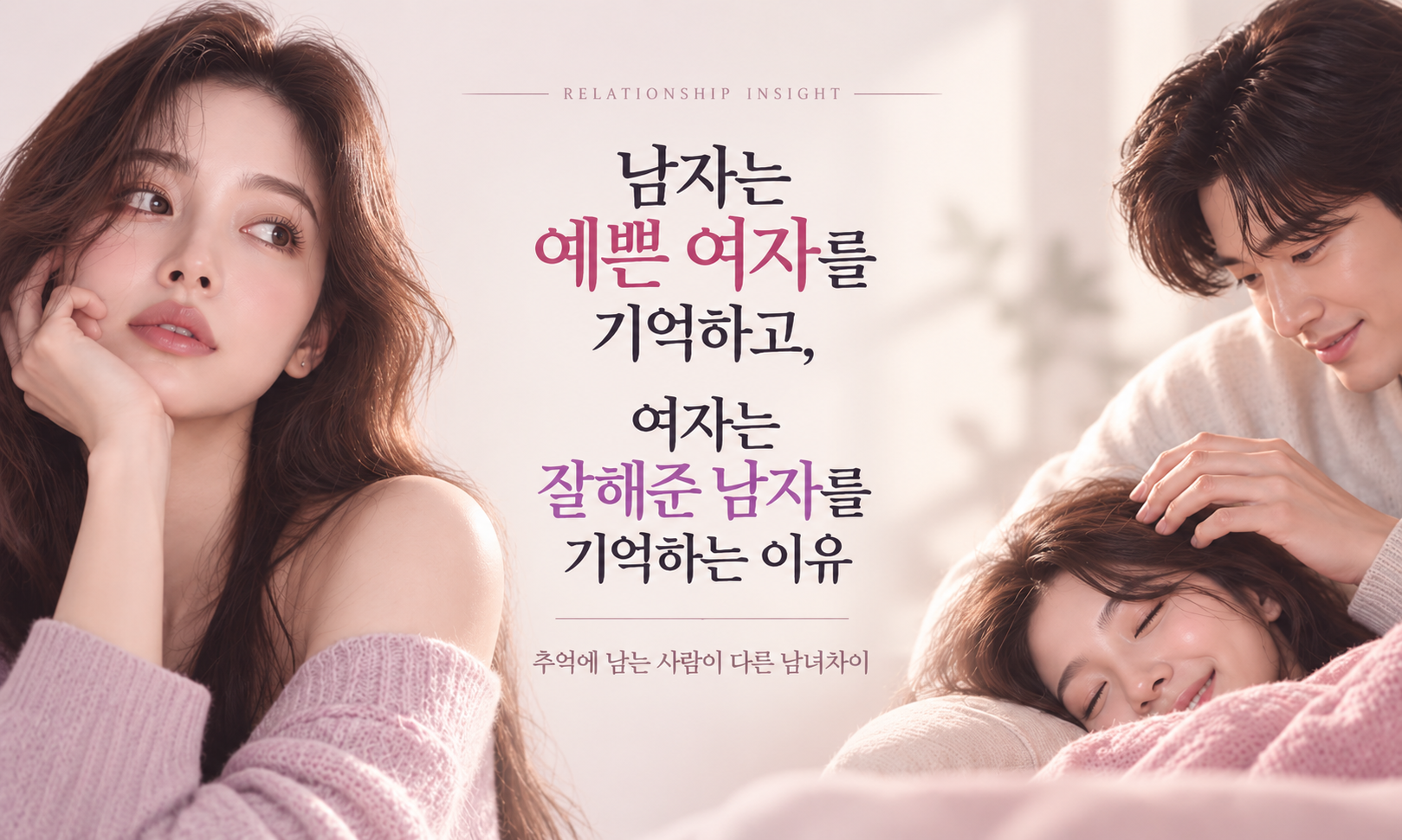 남자는 인정본능, 여자는 안정본능